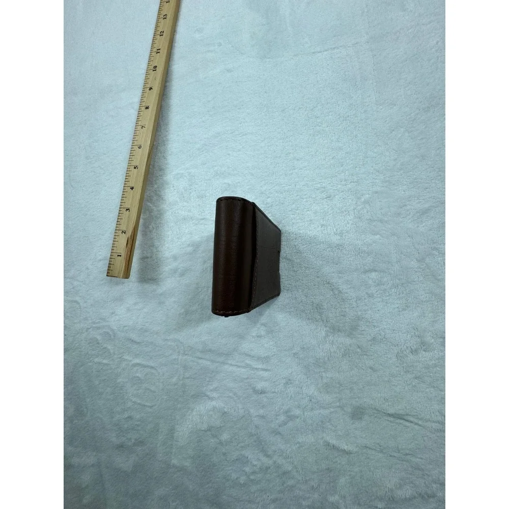 Quince‎ Money-Clip Wallet Men's Italian Chocolate Brown Leather Classic Handheld